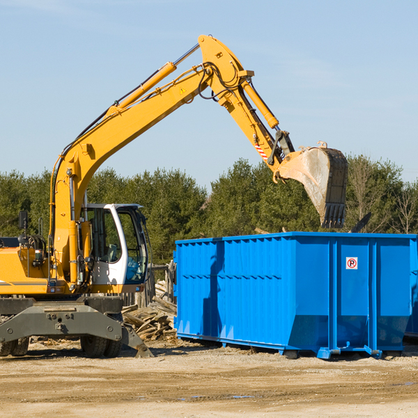 what size residential dumpster rentals are available in Gipsy